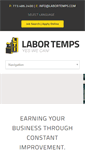 Mobile Screenshot of labortemps.com